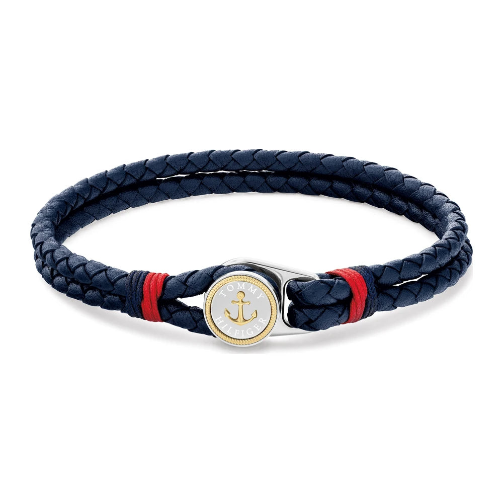Tommy Hilfiger Nautical miesten rannekoru sininen THJ2790691
