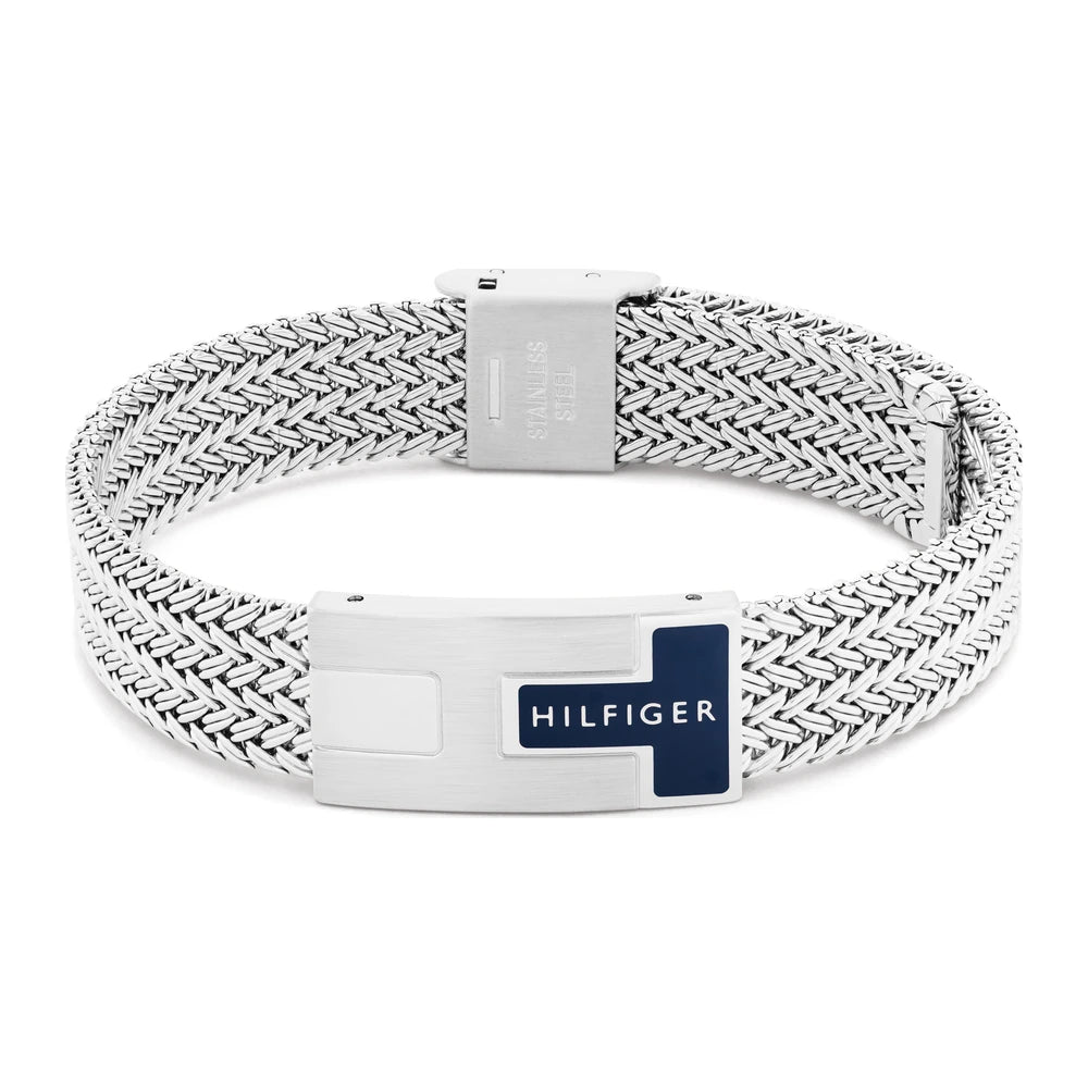 Tommy Hilfiger Nautical Mesh miesten rannekoru teräs THJ2790705