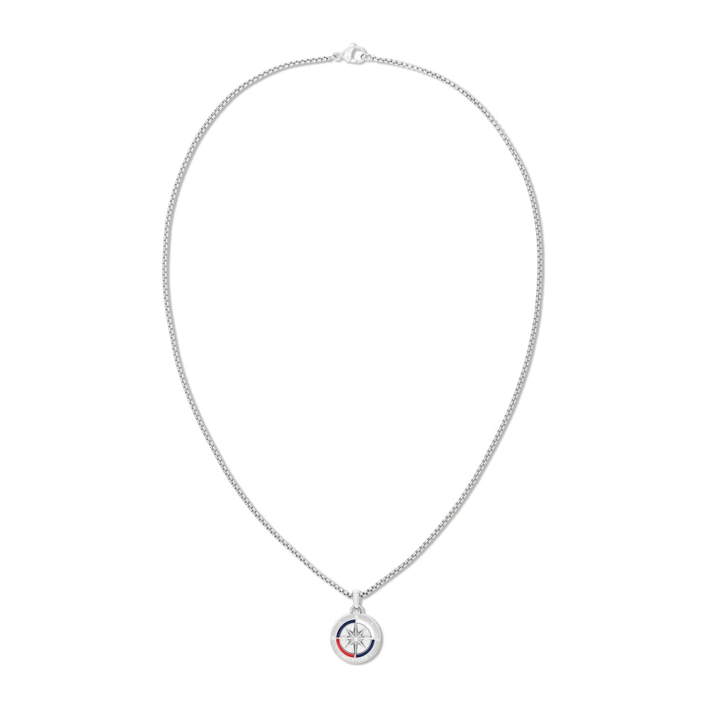 Tommy Hilfiger Compass miesten kaulakoru teräs THJ2790720
