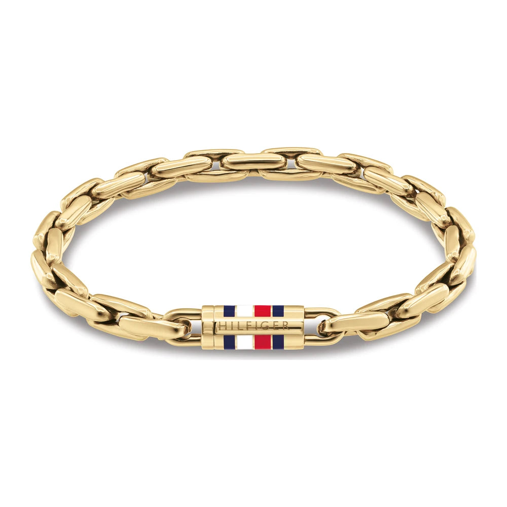 Tommy Hilfiger Chains miesten rannekoru kullanvärinen THJ2790750