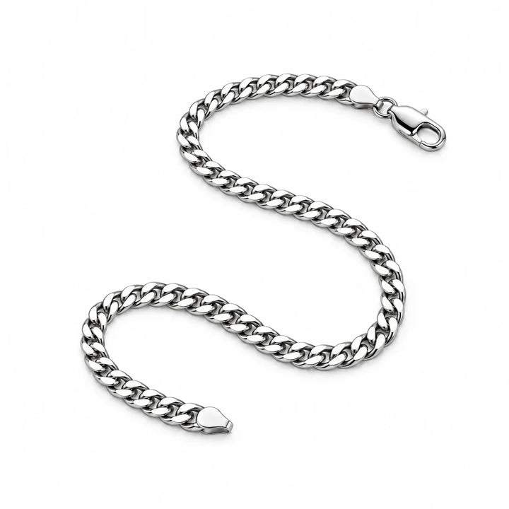 Trendi Koru CP100 hopeinen panssariranneketju 3,7 mm, S-muotoinen tuotekuva