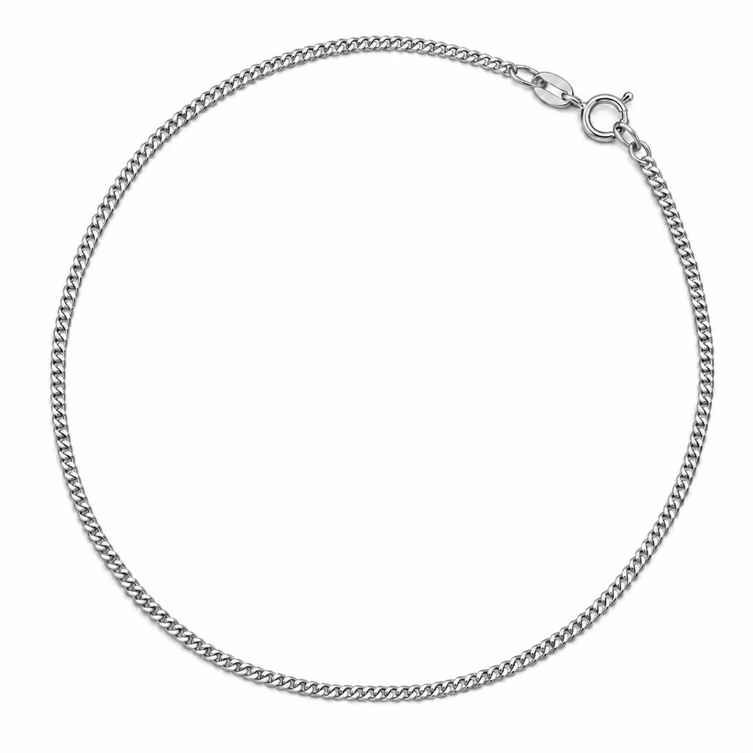 CP40-R rodinoitu hopeinen panssariketju 1,4 mm – kokonaiskuva