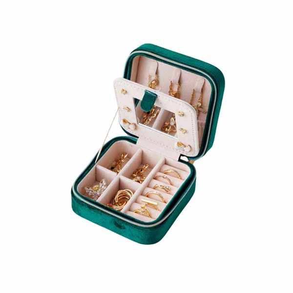 Vihreä samettinen korurasia