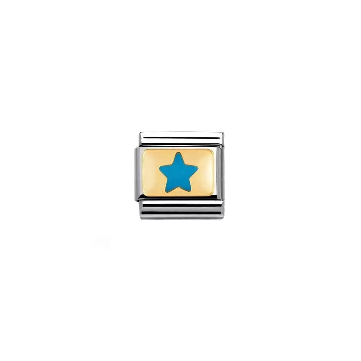 Nomination-pala Classic Gold Blue Star 030209/11 Nomination