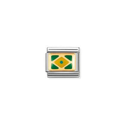 Nomination-pala Classic Gold Brasilian Lippu 030235/02 Nomination