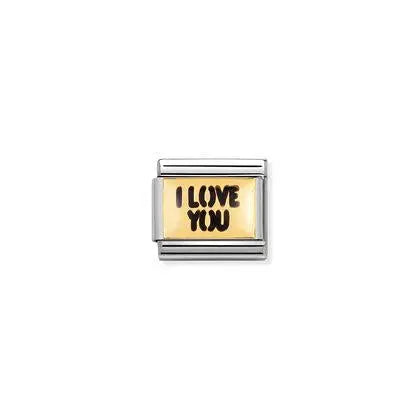 Nomination-pala Classic Gold I Love You 030261/06 Nomination