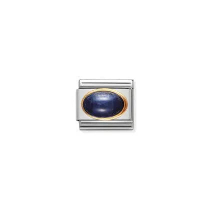 Nomination-pala Classic Gold Oval Stone Safiiri 030504/08 Nomination