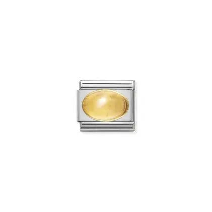 Nomination-pala Classic Gold Oval Stone Sitriini 030504/07 Nomination