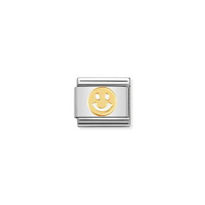 Nomination-pala Classic Gold Smiley 030110/06 Nomination