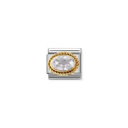 Nomination-pala Classic Gold Zirkonia Kirkas 030602/010 Nomination