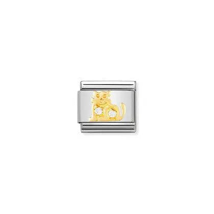 Nomination-pala Classic Gold Zirkonia Kissa 030304/41 Nomination