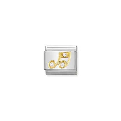Nomination-pala Classic Gold Zirkonia Nuotti 030308/18 Nomination