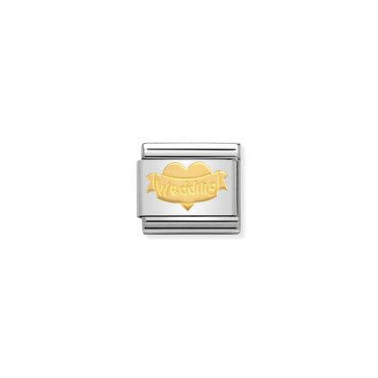 Nominaton-pala Classic Gold Hääsydän 030162/32 Nomination
