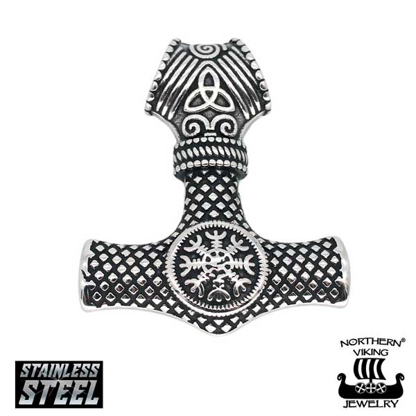Northern Viking Jewelry Helm Of Awe NVJRS132 Northern Viking Jewelry
