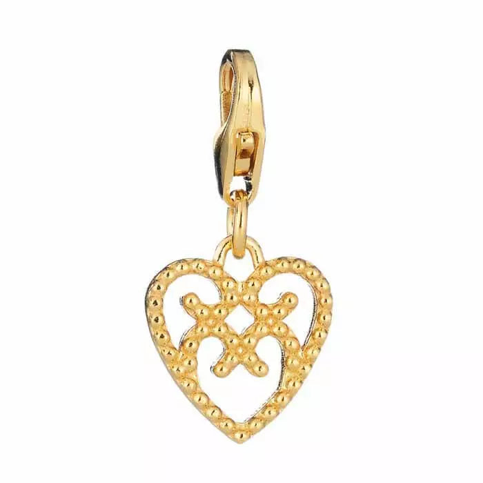 Lumoava Helmi Sydän Charm kullattu L61254100000 Lumoava