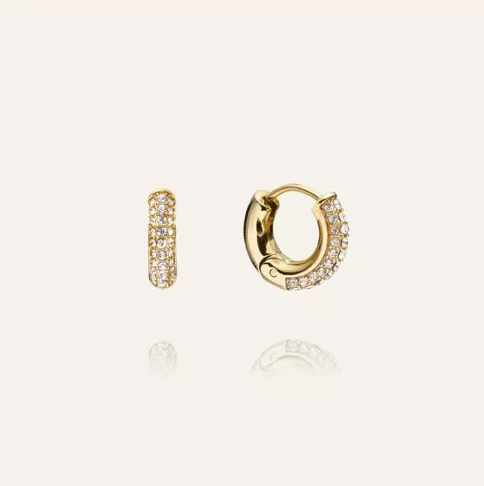 Mockberg Pavé Everyday Small Hoops MB019 Mockberg