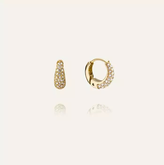 Mockberg Pavé Precious Mini Hoops MB0193 Mockberg