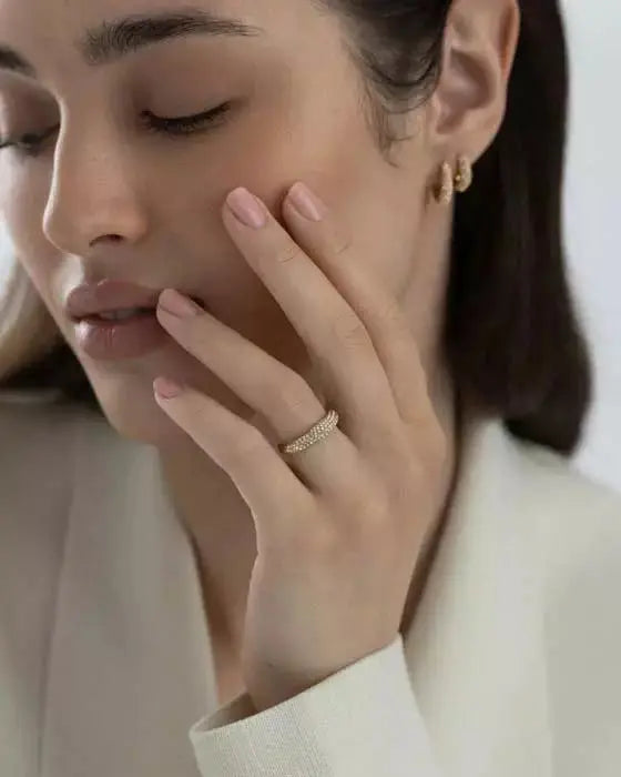 Mockberg Pavé Precious Ring Mockberg