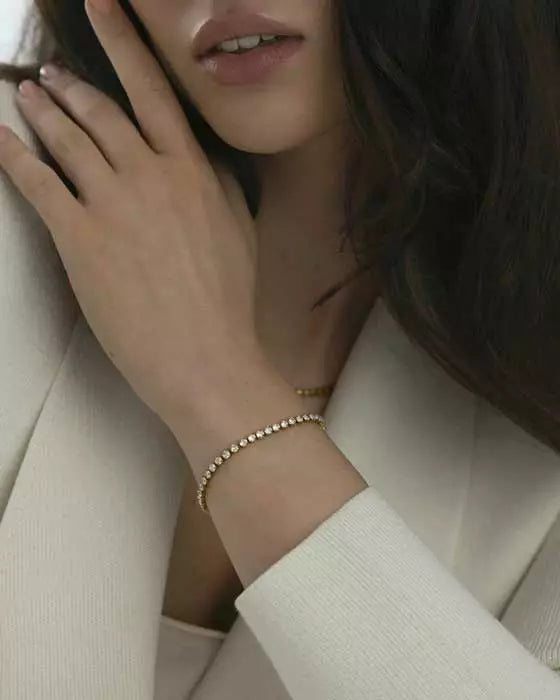 Mockberg Shiny Tennis Bracelet MB0035 Mockberg