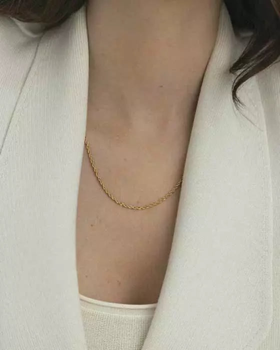 Mockberg Thin Rope Necklace MO557 Mockberg