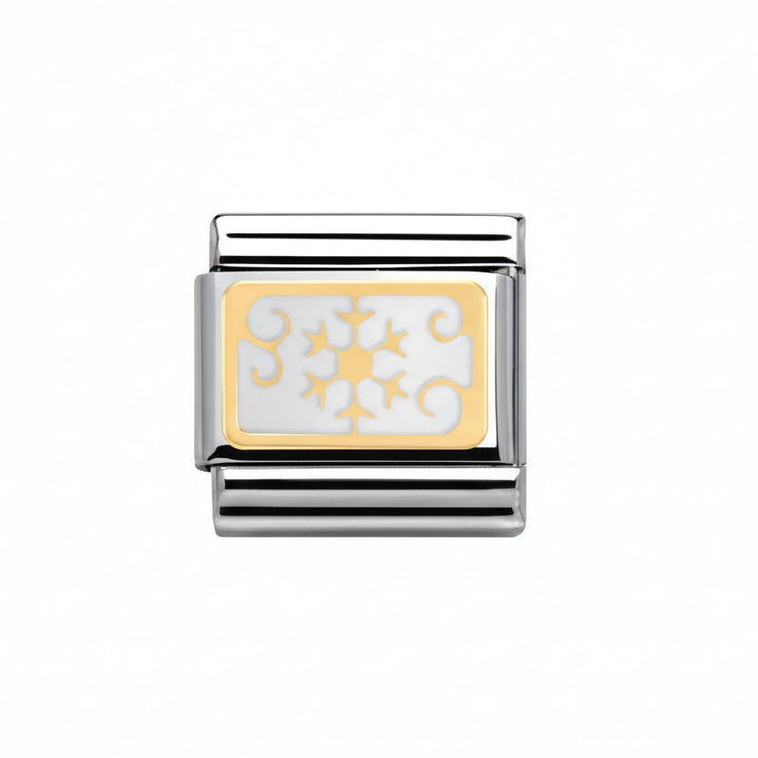Nomination-pala Classic Gold Snowflake 030160/05 Nomination