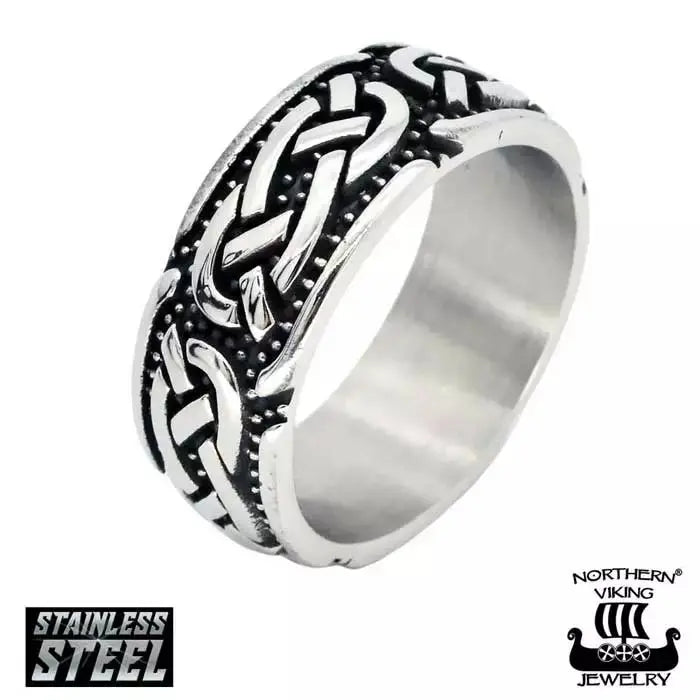 Northern Viking Jewelry Celtic Band Sormus NVJSO033 Northern Viking Jewelry