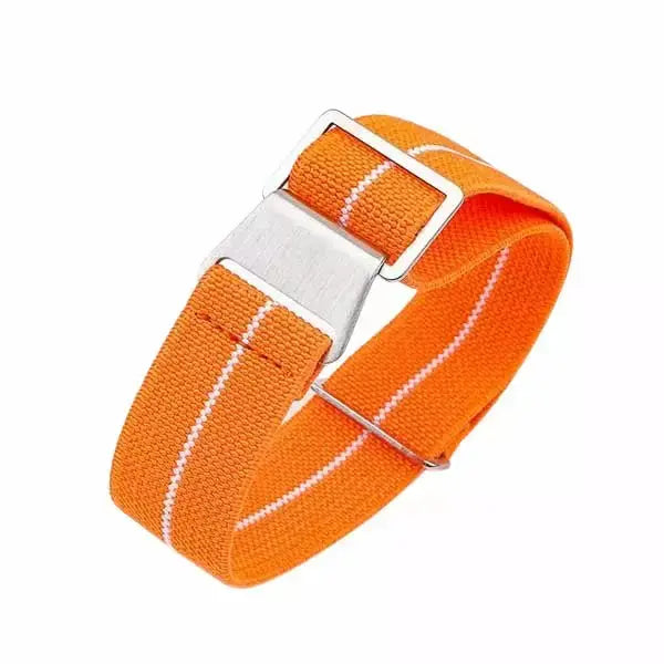 Sisu venyvä natoranneke oranssi, valkoinen raita Sisu