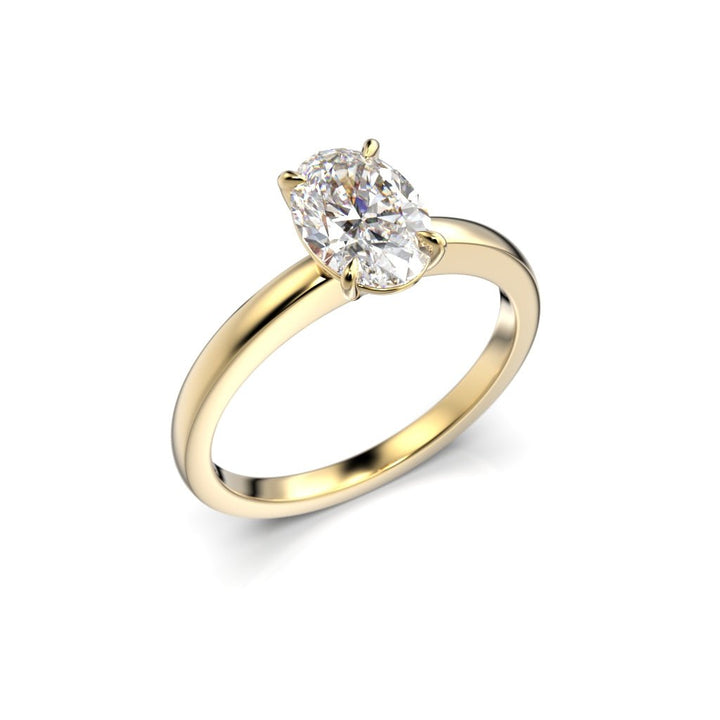 Festive Selena 1,00 ct timanttisormus keltakulta 683-100 – tuotekuva