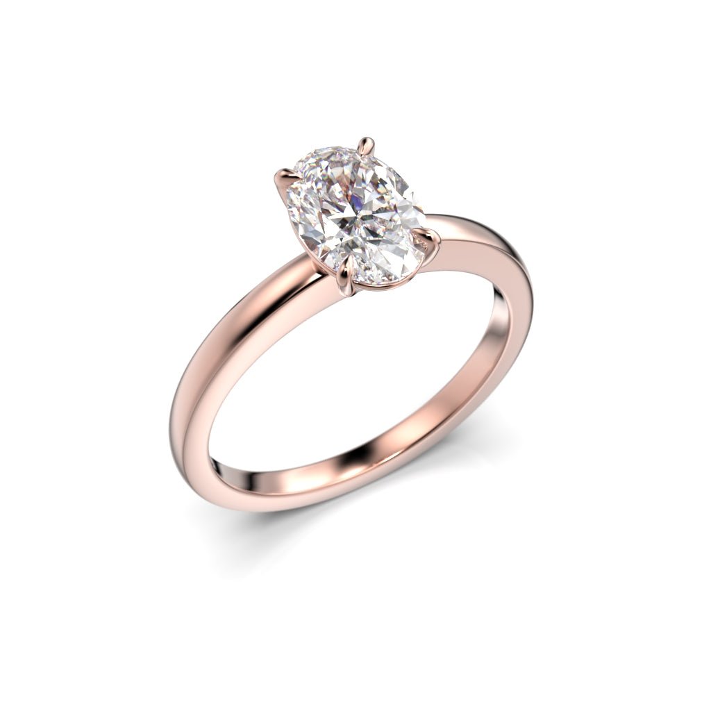 Festive Selena 1,00 ct timanttisormus punakulta 683-100 – tuotekuva