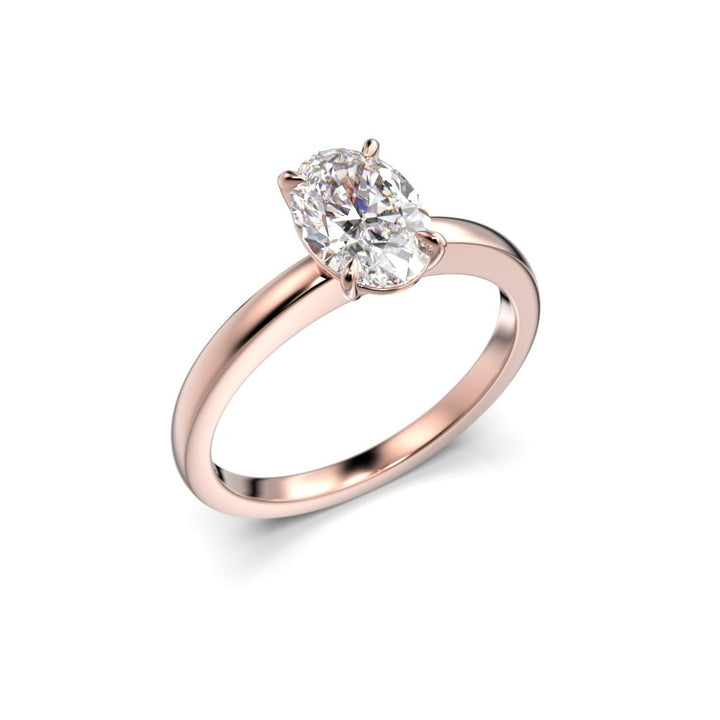 Festive Selena 1,00 ct timanttisormus punakulta 683-100 – tuotekuva