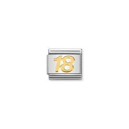 Nomination-pala Classic Gold Numero 18 030109/34 Nomination