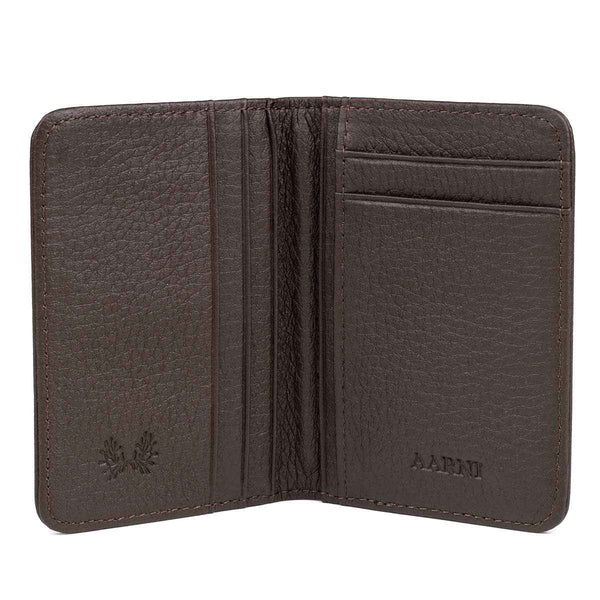 Aarni lompakko hirvennahka tummanruskea Aarni